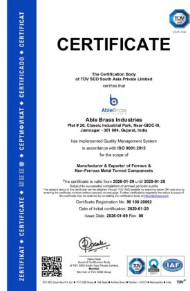TUV-Able-Brass-Industries-pdf